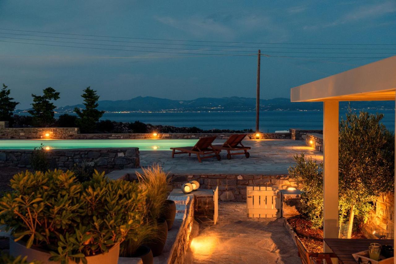 Kallirroe Deluxe Villa With Sea View And Pool Chrisi Akti  Exterior foto